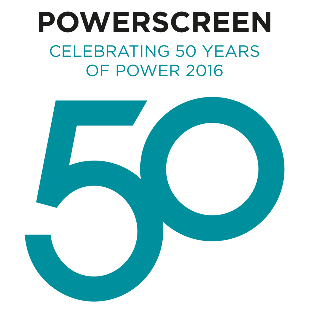 Powerscreen 50th Logo