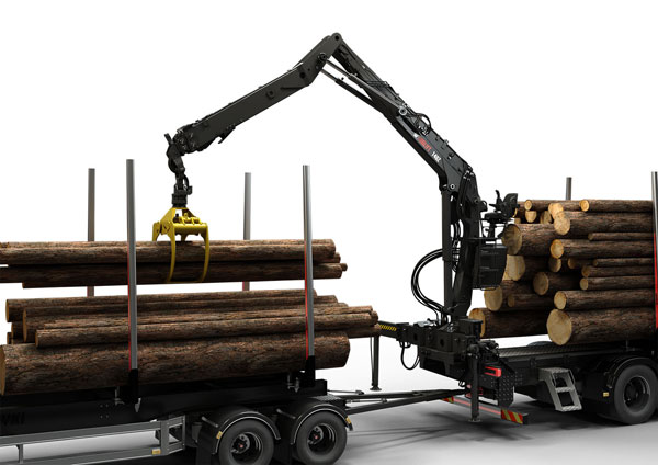  Hiab introduces new LOGLIFT 140Z and 150Z forestry cranes with several new features in KWF 1