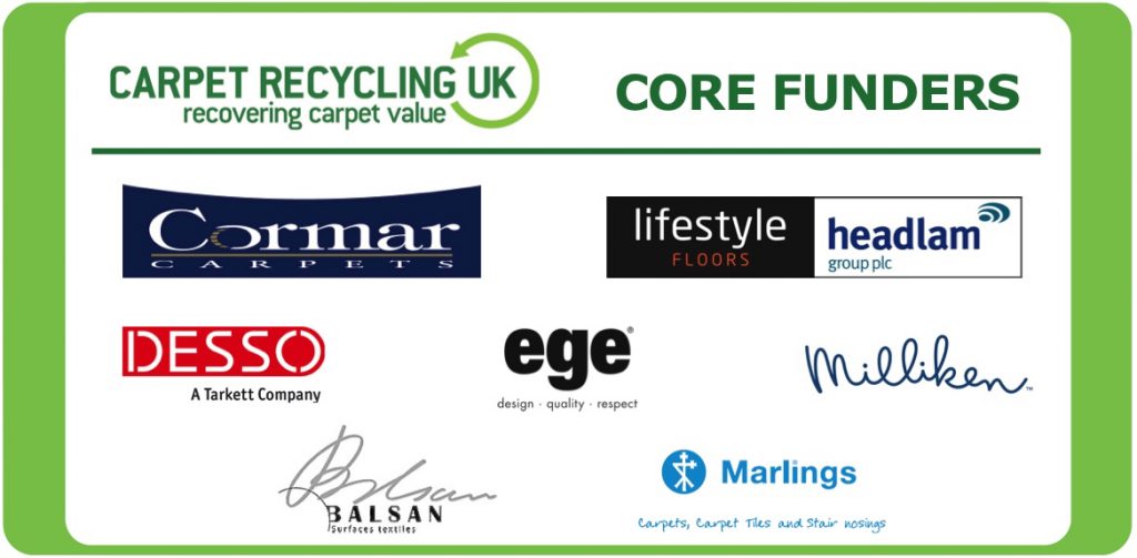 CRUK’s core funders are Cormar Carpets, Lifestyle Floors/Headlam, Desso, ege, Milliken, Balsan and Marlings