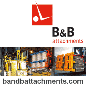 B&B Attachments for forklift trucks