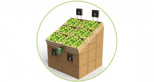 Polymer Logistics to present at Fruit Logistica 2016 the newest member of its Market Place products family: the Wood-Look Modular Display stand