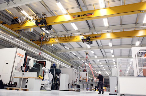 Cutting-edge factory to benefit from Street’s bespoke cranes