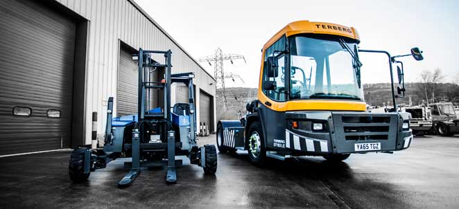 Terberg demonstrates next generation specialist distribution tractors and latest truck mounted forklifts at CV Show