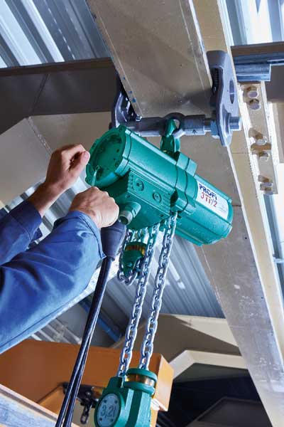 J D Neuhaus undertake regular maintenance and inspection of client hoists.