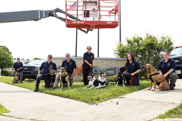 Skyjack provides the Midwest K-9 ERT with updated sonar technology