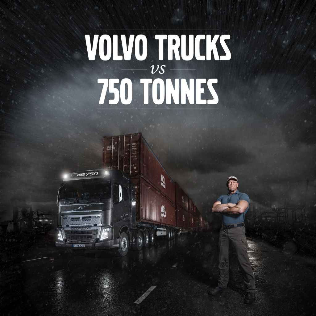 Volvo FH16 and I-Shift with crawler gears pulls 750 tonnes from standstill 2