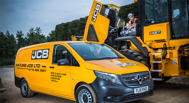 Mercedes-Benz Vito digs in with Watling JCB - Materials Handling World News