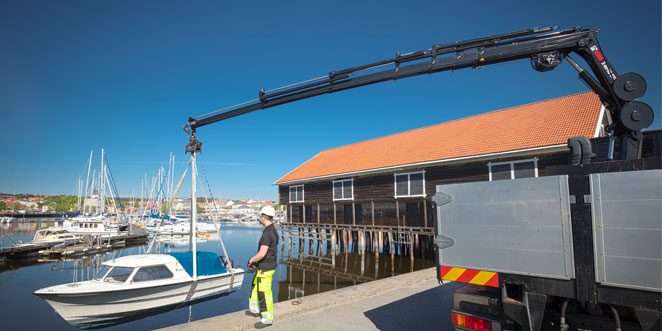 Hiab renews its mid range loader cranes and launches light and compact HIAB X-HiPro 232