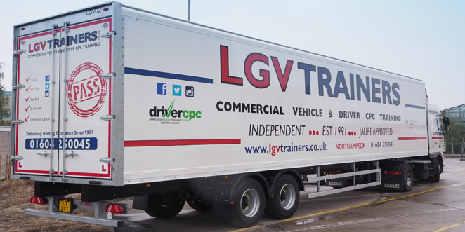 LGV Trainers choose Cartwright trailers for driver training