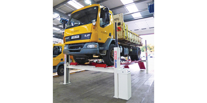 Stertil Koni vehicle lifts support multi vehicle fleet for Via East Midlands