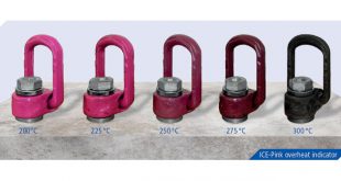 RUD ICE Chain Pink Powder Coating Acts as Overheating Indicator