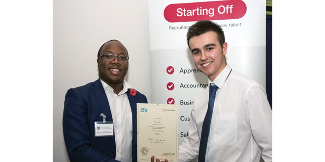 Stertil rewards successful apprentice with permanent position