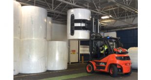 New B and B Attachments forklift truck attachments at SCA improves productivity