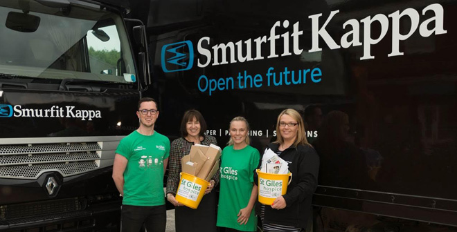 Smurfit Kappa Recycling Scheme raises over 40K GBP for hospice care