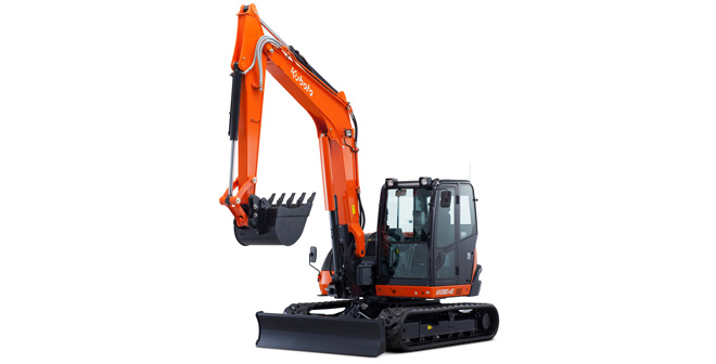 Kubota enhances 8 tonne excavator