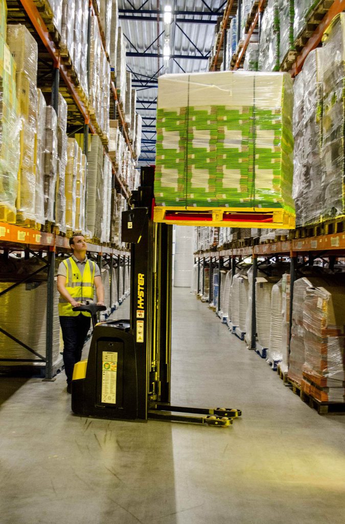 Hyster has launched a new 2 tonne capacity pedestrian stacker