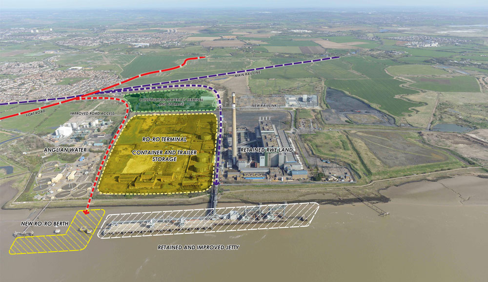 new port of london terminal, known as Tilbury2