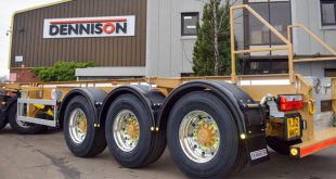Dennison Trailers celebrates 50,000th milestone with gold trailer and Xbrite+ wheels