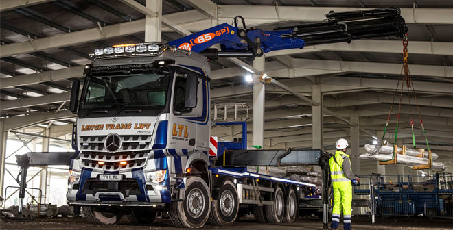 First Mercedes-Benz Arocs delivers miles more smiles for Niall