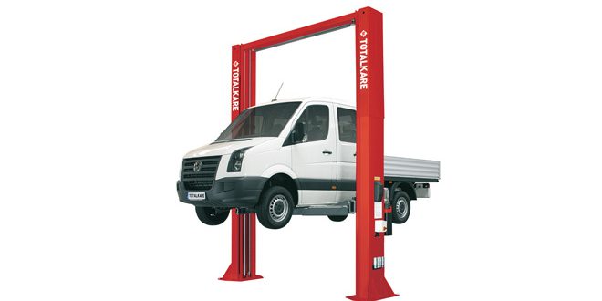 TotalKare launches new electro-hydraulic two-post lift at Commercial Vehicle Show 2017