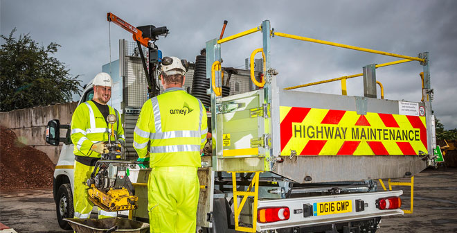 Penny Hydraulics British companies unite to improve highways safety with Amey plc