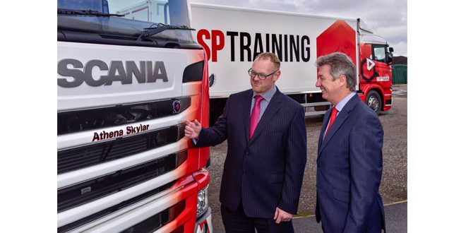 SP Training Trucks named by partners Yodel and Scania
