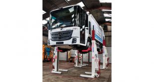 Stertil Koni mobile column lifts improve fleet maintenance for Euro Municipal
