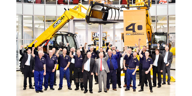 MANY HAPPY RETURNS AS JCB LOADALL MARKS 40 YEARS IN PRODUCTION