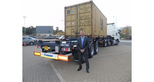 Krone launch new container carrier trailer for UK and Ireland