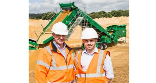 Terex Finlay plant blends in to model quarry environment