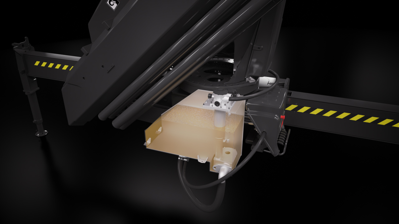Hiab launches revolutionary Cyclone Oil Tank for its loader crane and