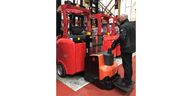 flexi narrow aisle Forklift battery management system brings cost and productivity benefits
