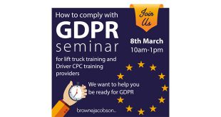 RTITB Event to Help Training Providers Comply with New Data Protection Law
