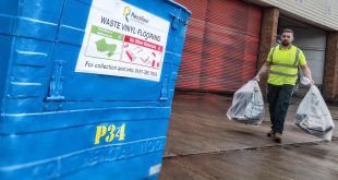 Recofloor reaches new waste vinyl flooring collection record