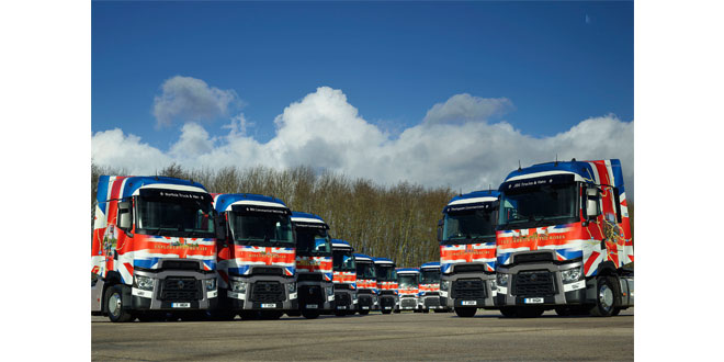 Right hand drive Renault Trucks range T High demo fleet hits the road 