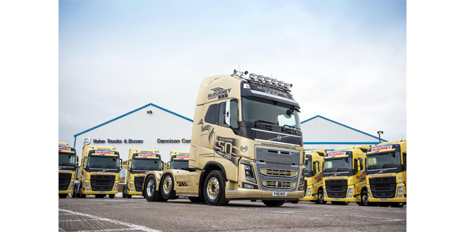 McBURNEY TRANSPORT GROUP ADDS VOLUME WITH 25 NEW VOLVO TRUCKS