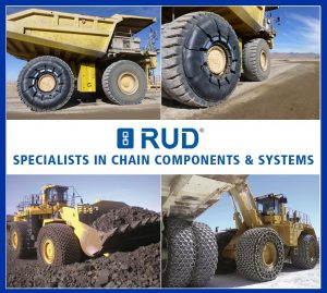 RUD Tyre Protection Chains Exhibiting at Hillhead 2018 Stand W6 1