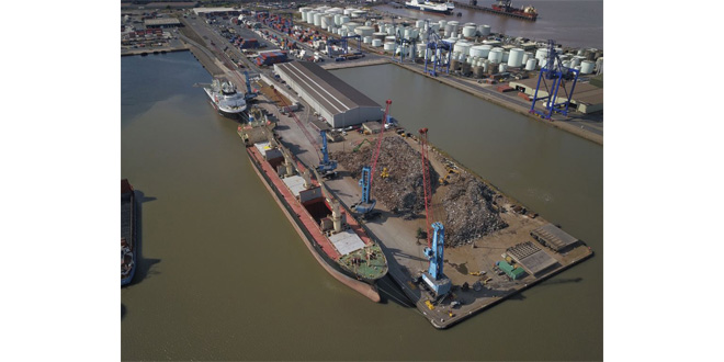 Ward ships out first 20000 tonnes of steel from its dedicated dock