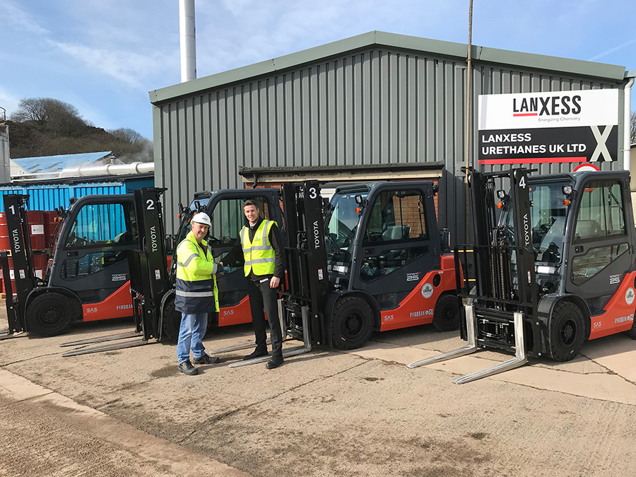 ATEX safety for LANXESS Urethanes lift truck fleet by Pyroban