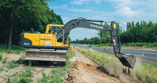 Volvo machinery paves the way for Ukrainian road improvements