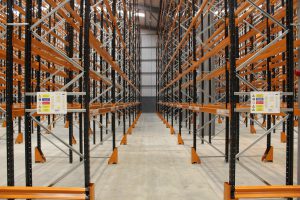 Mosaic Fulfilment Solutions new extension inside racking