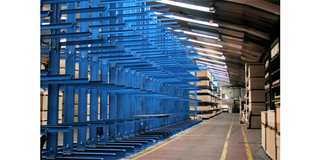 Fabricados Reyna Storage capacity increased by 50 percent with OHRA cantilever racking