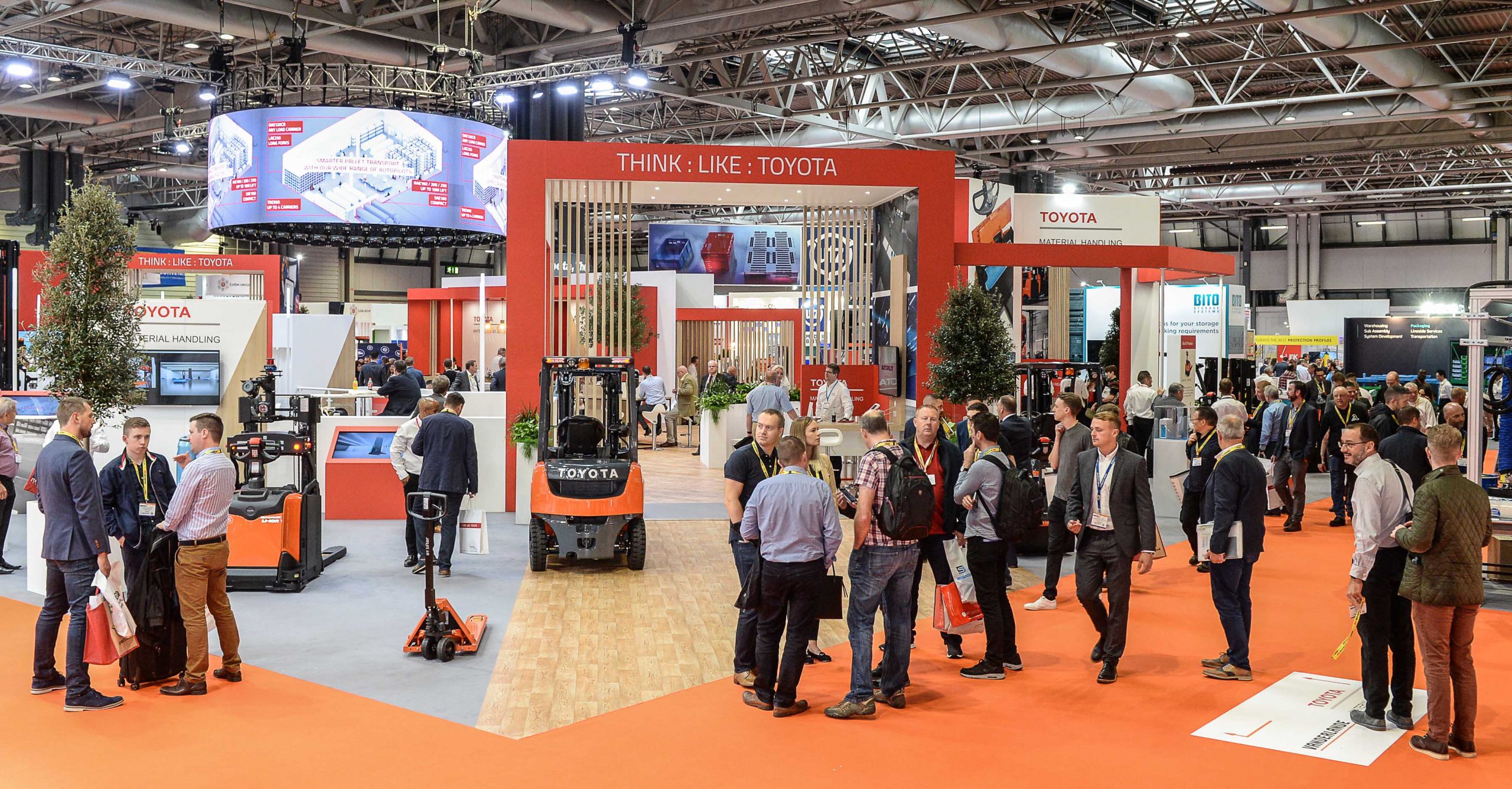 Toyota stand at IMHX 2019