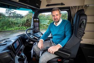 Managing Director Stuart Wring at the helm of Wrings Transport
