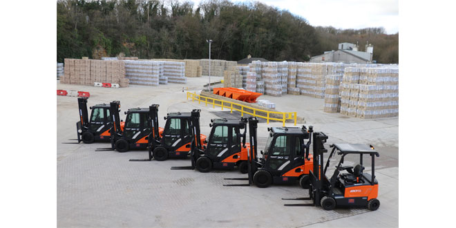 Ibstock steps-up forklift safety with Doosan