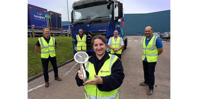 Boughey Distribution Wins Most Improved In The Microlise Driver of the Year Awards 2020