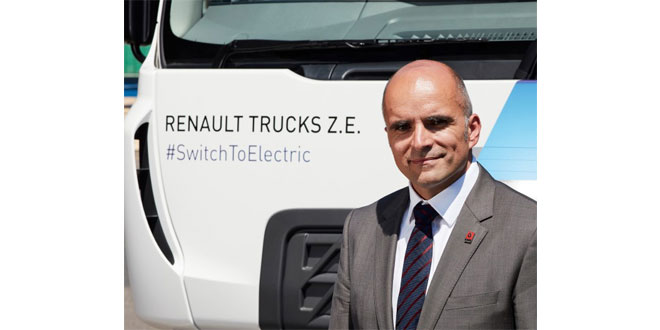 RENAULT TRUCKS ANNOUNCES ARRIVAL OF UK`S FIRST 100 PERCENT ELECTRIC PRODUCTION TRUCK