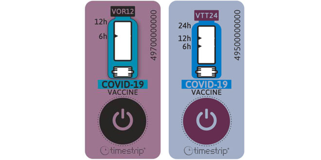 New Timestrip Indicators Track Vaccine Cold Chain Specifications