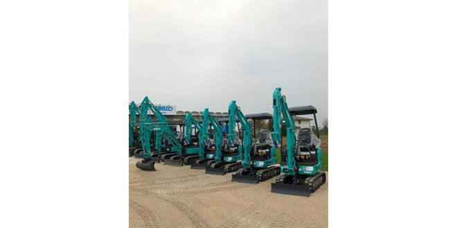 Kobelco Construction Machinery expands operations across Italy