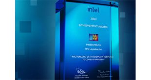 XPO Logistics Receives Intel Award for COVID-19 Response